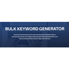 Bulk Keyword Generator