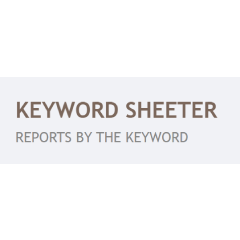 Keyword Sheeter