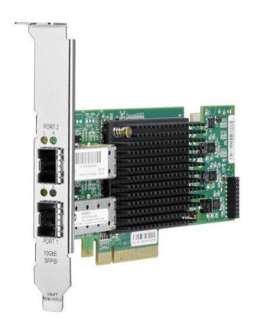 LANカード HPE NC552SFP 10GB 2 Dual Port For 615406-001 614201-001 AT118A oce1110 10G fiber optic network card 中古
