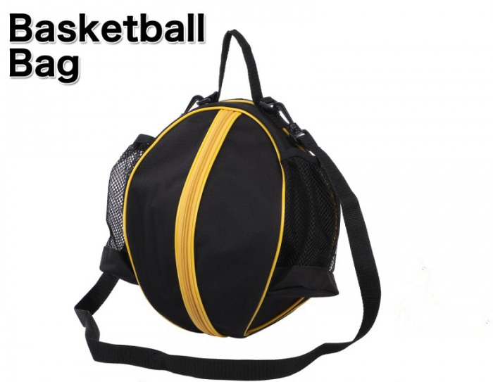バスケットボールバッグ バスケットボールケース バスケットボール ボールケース バスケ バスケット ボールバッグ 収納ポケット ショルダ